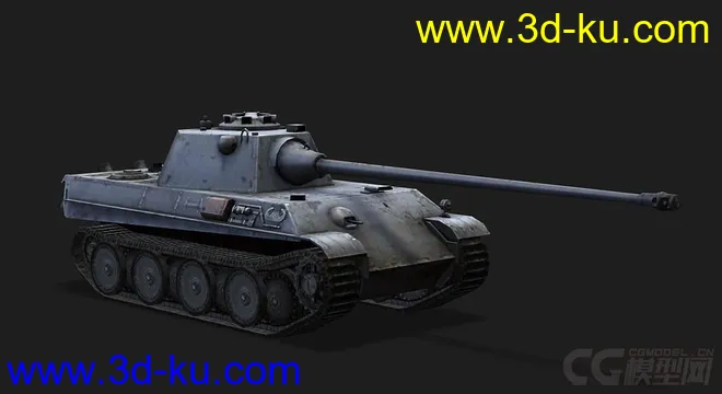 德国PzV 黑豹坦克模型的图片1
