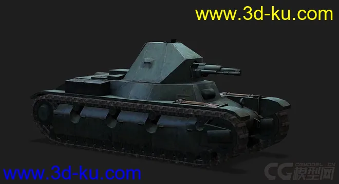 法国_AMX 38轻型坦克模型的图片1