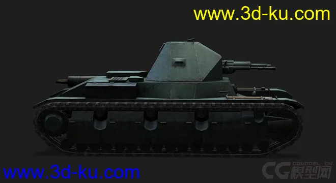 法国_AMX 38轻型坦克模型的图片2