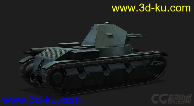 法国_AMX 38轻型坦克模型的图片3