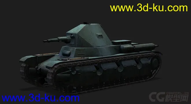 法国_AMX 38轻型坦克模型的图片4