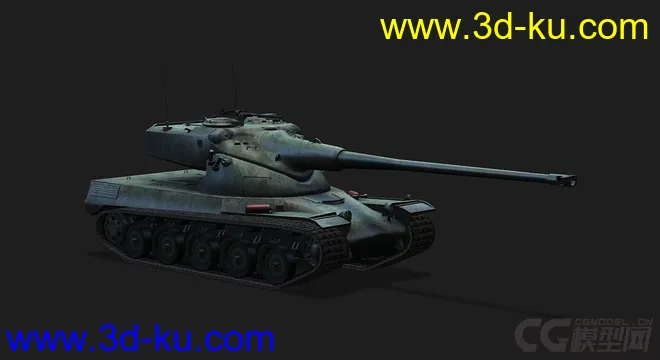 法国_AMX 50B 重型坦克模型的图片1