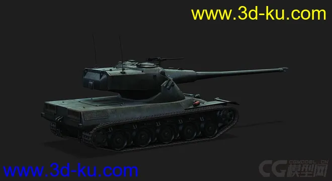 法国_AMX 50B 重型坦克模型的图片3