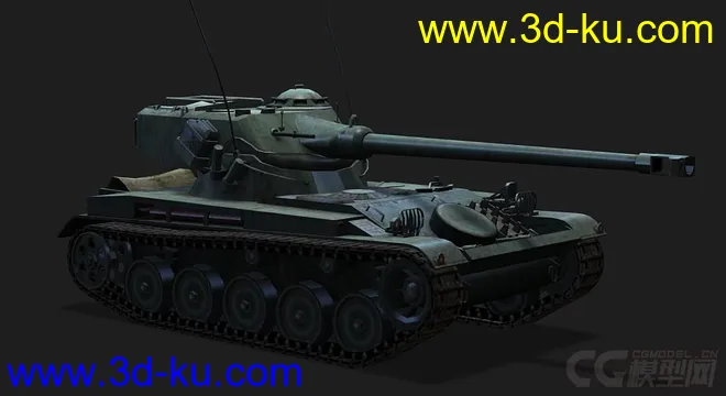 法国_AMX_13_75侦查坦克模型的图片1