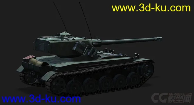 法国_AMX_13_75侦查坦克模型的图片3