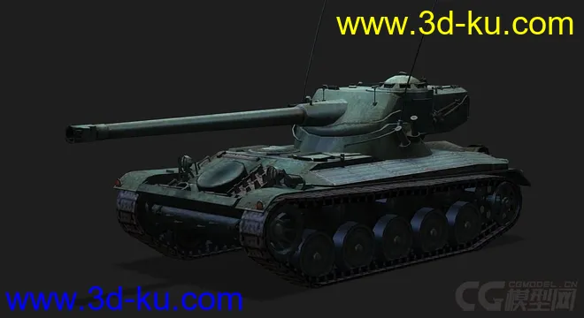 法国_AMX_13_90坦克模型的图片4
