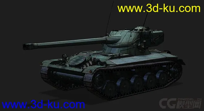法国_AMX_13_90坦克模型的图片5
