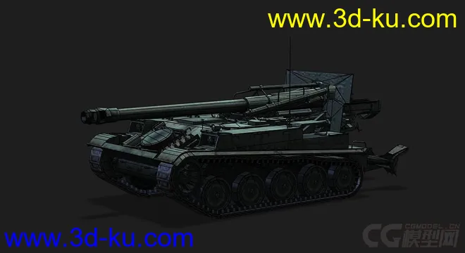 法国_AMX_13F3AM 自行火炮模型的图片5