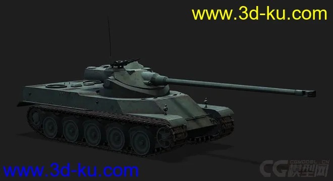 法国_AMX_50_100 重型坦克模型的图片1