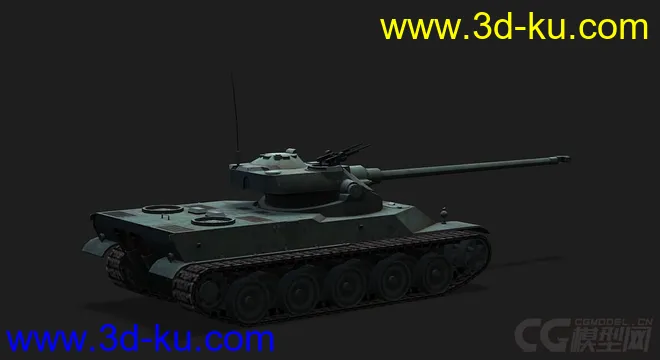 法国_AMX_50_100 重型坦克模型的图片3
