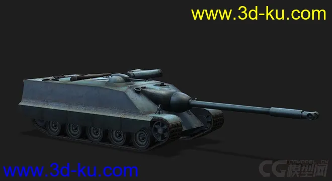 法国_AMX_50Fosh_155 重型坦克模型的图片1