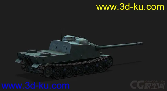法国_AMX_AC_Mle1946坦克模型的图片3