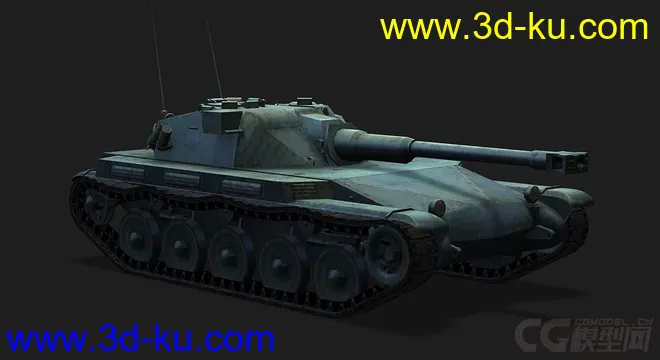 法国_AMX-ELC轻型坦克模型的图片1