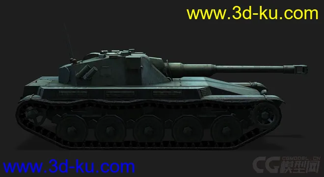 法国_AMX-ELC轻型坦克模型的图片2