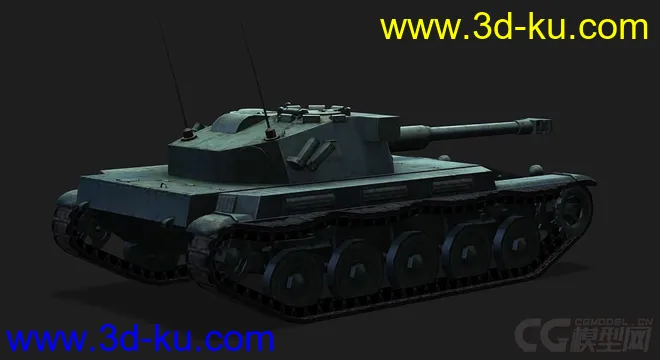 法国_AMX-ELC轻型坦克模型的图片3