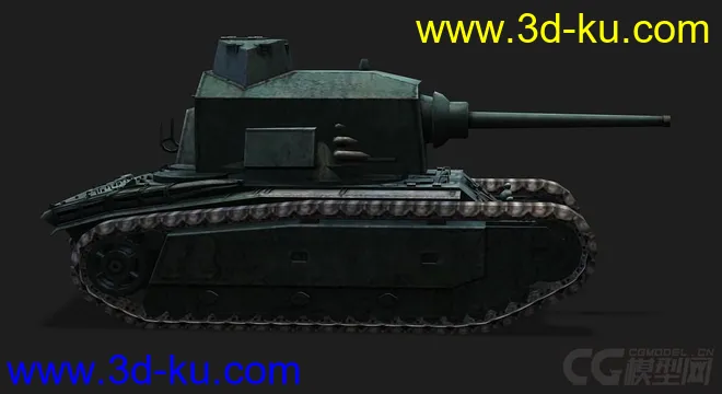 法国_ARL 44重型坦克模型的图片2