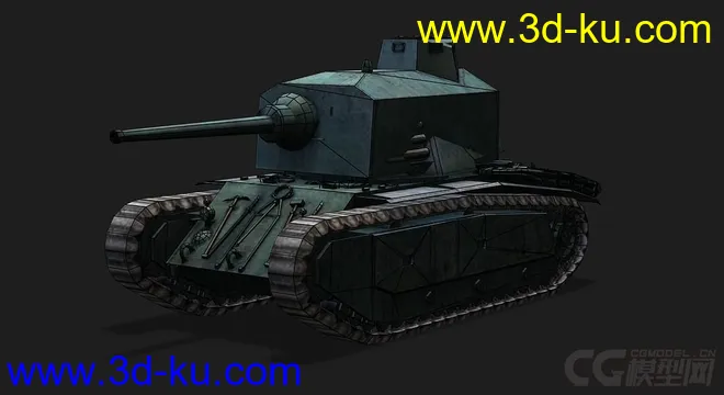 法国_ARL 44重型坦克模型的图片5