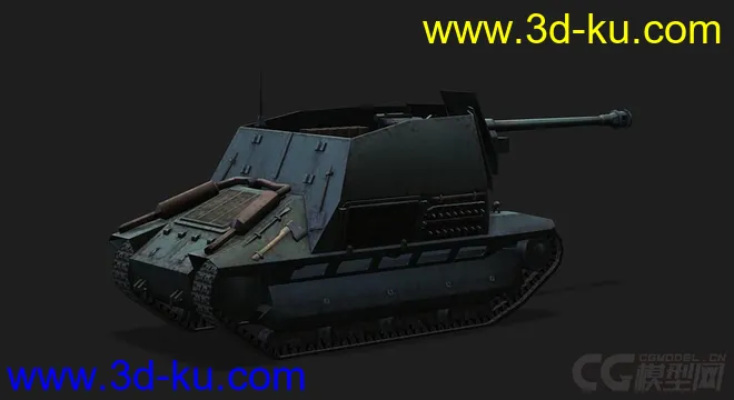法国_FCM_36Pak40自行反坦克炮模型的图片3