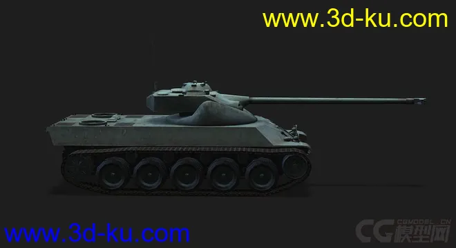 法国_Lorraine40t洛林40T坦克模型的图片2