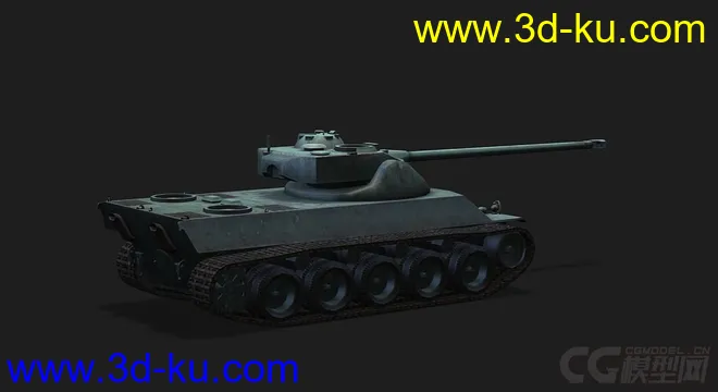法国_Lorraine40t洛林40T坦克模型的图片3