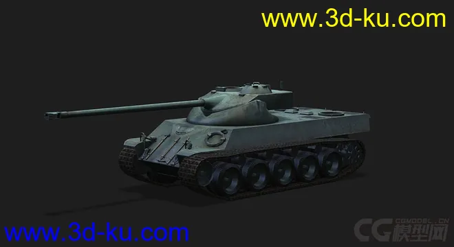 法国_Lorraine40t洛林40T坦克模型的图片4