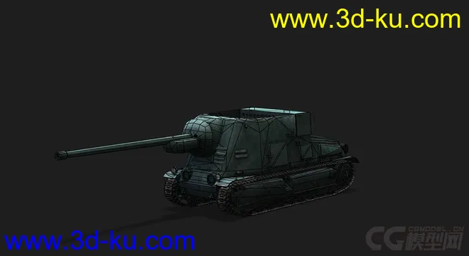 法国_S-35CA自行反坦克炮模型的图片5