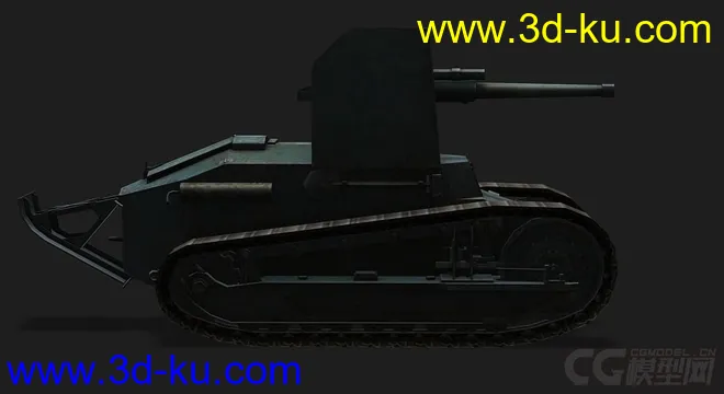 法国RenaultFT_AC雷诺FT-17轻型坦克模型的图片2
