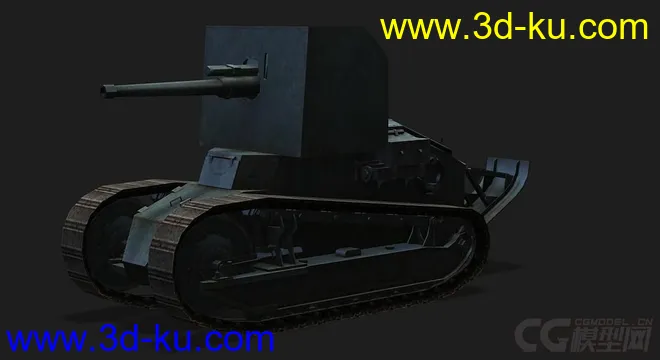 法国RenaultFT_AC雷诺FT-17轻型坦克模型的图片4