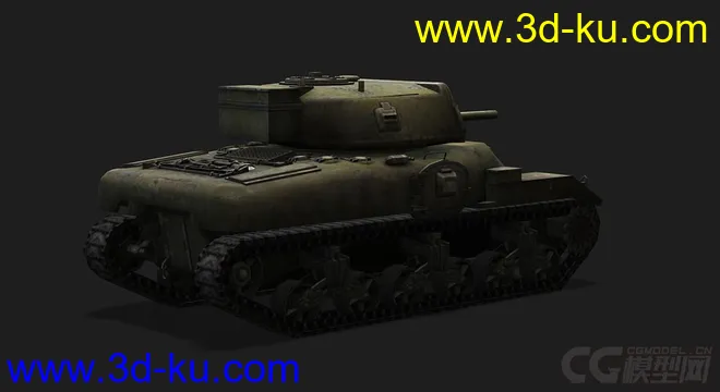 加拿大_Ram-II公羊Ⅱ中型坦克模型的图片3