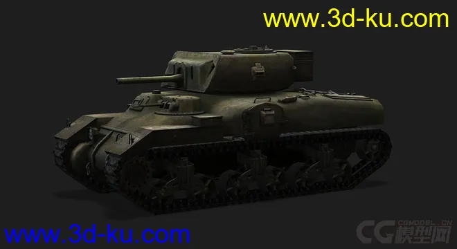 加拿大_Ram-II公羊Ⅱ中型坦克模型的图片4