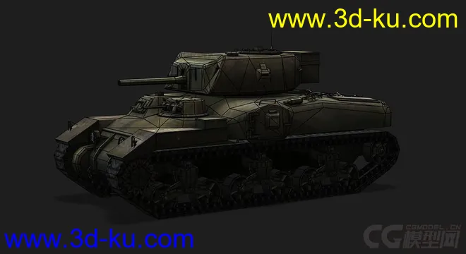 加拿大_Ram-II公羊Ⅱ中型坦克模型的图片5