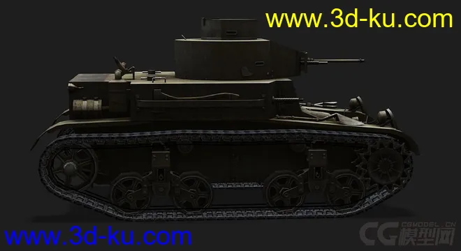 美国_M2LT中型坦克模型的图片2