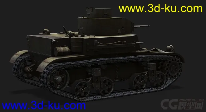 美国_M2LT中型坦克模型的图片3