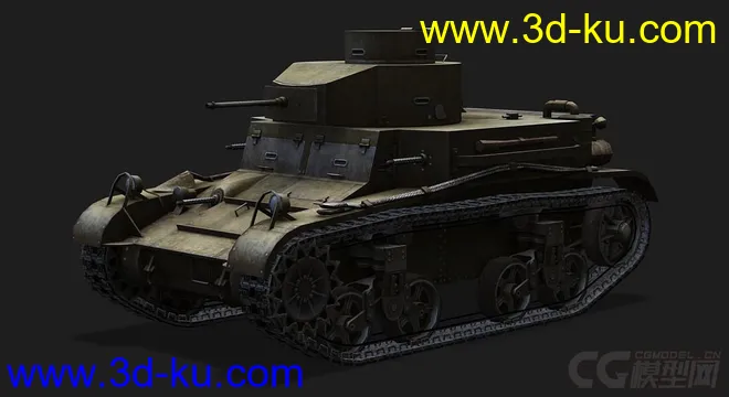 美国_M2LT中型坦克模型的图片4