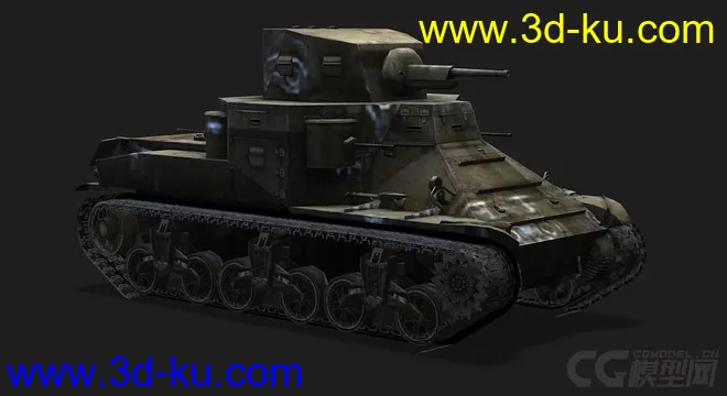 美国_M2中型坦克_med模型的图片1