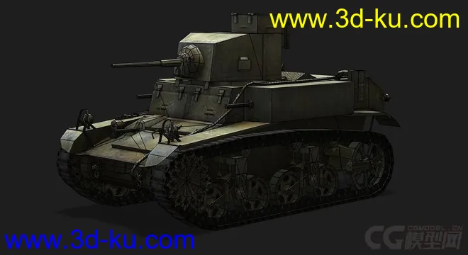 美国_M3_Stuart_LL轻型坦克模型的图片5