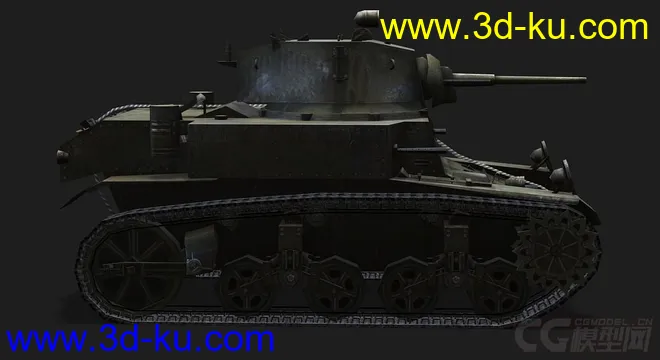 美国_M3Stuart轻型坦克模型的图片2