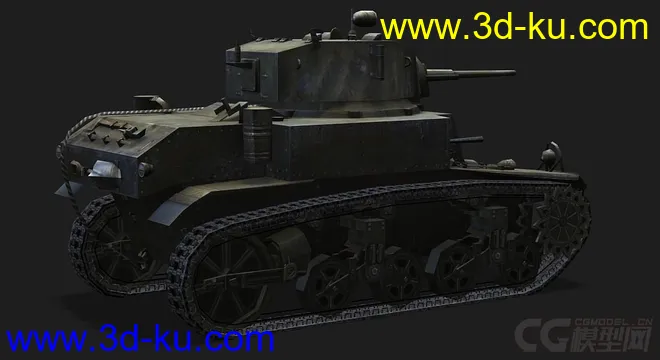美国_M3Stuart轻型坦克模型的图片3