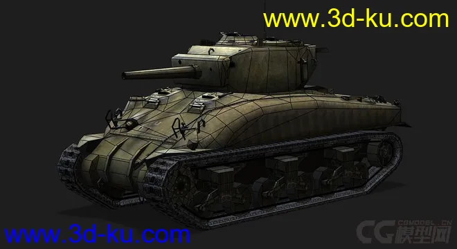 美国_M4“谢尔曼”中型坦克模型的图片5