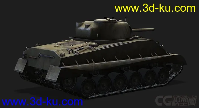 美国_M4A2E4轻型坦克模型的图片2