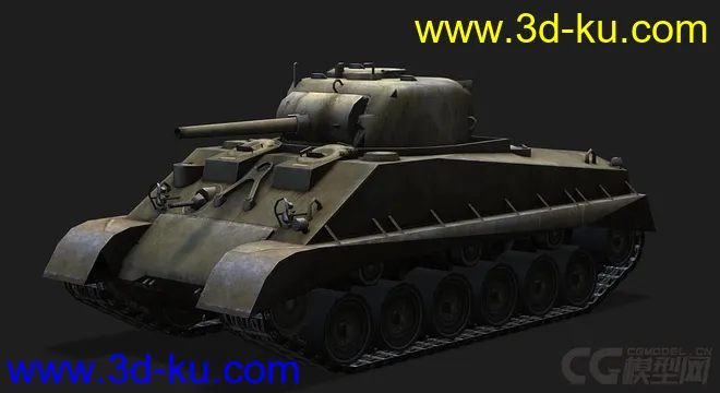 美国_M4A2E4轻型坦克模型的图片4