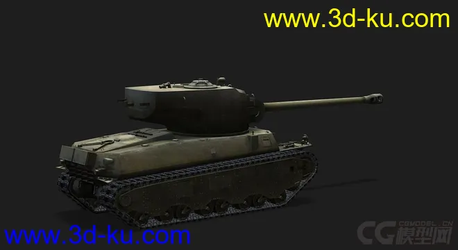 美国_M6A2E1重型坦克模型的图片3