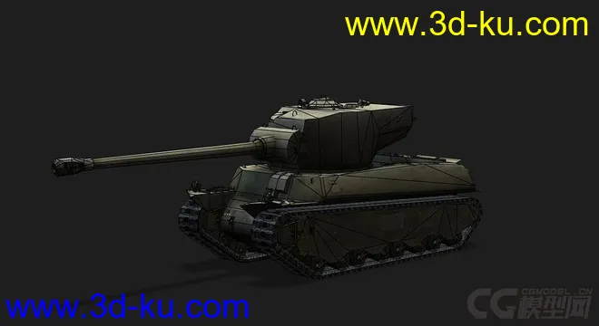 美国_M6A2E1重型坦克模型的图片5
