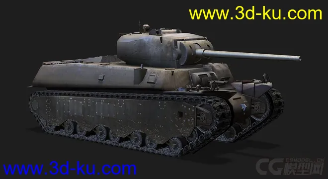美国_M6重型坦克模型的图片1