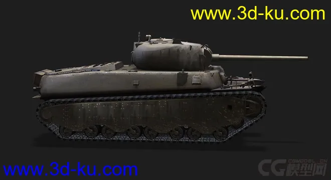 美国_M6重型坦克模型的图片2