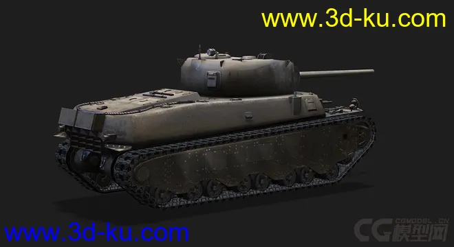 美国_M6重型坦克模型的图片3