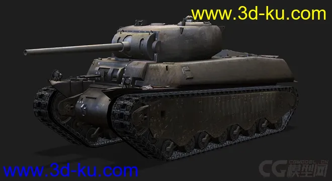 美国_M6重型坦克模型的图片4