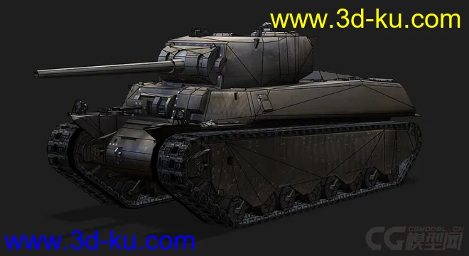 美国_M6重型坦克模型的图片5