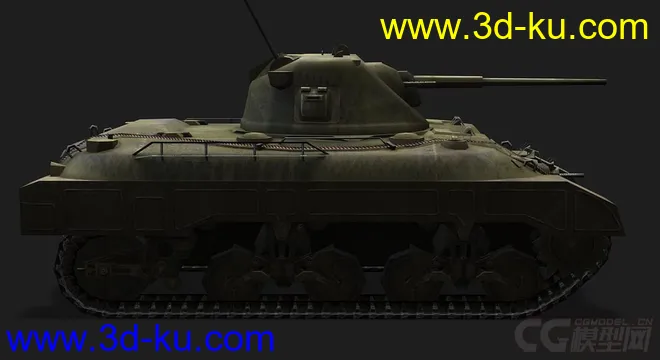美国_M7中型坦克模型的图片2