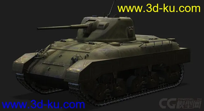 美国_M7中型坦克模型的图片4